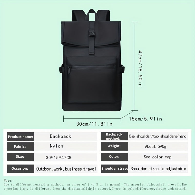 Waterproof Business Backpack for Teenage Travel 39 62 cm Laptop Rucksack