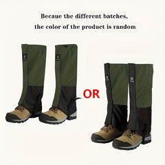 2PCS Waterproof Leg Gaiters for Hiking Walking Camping Climbing