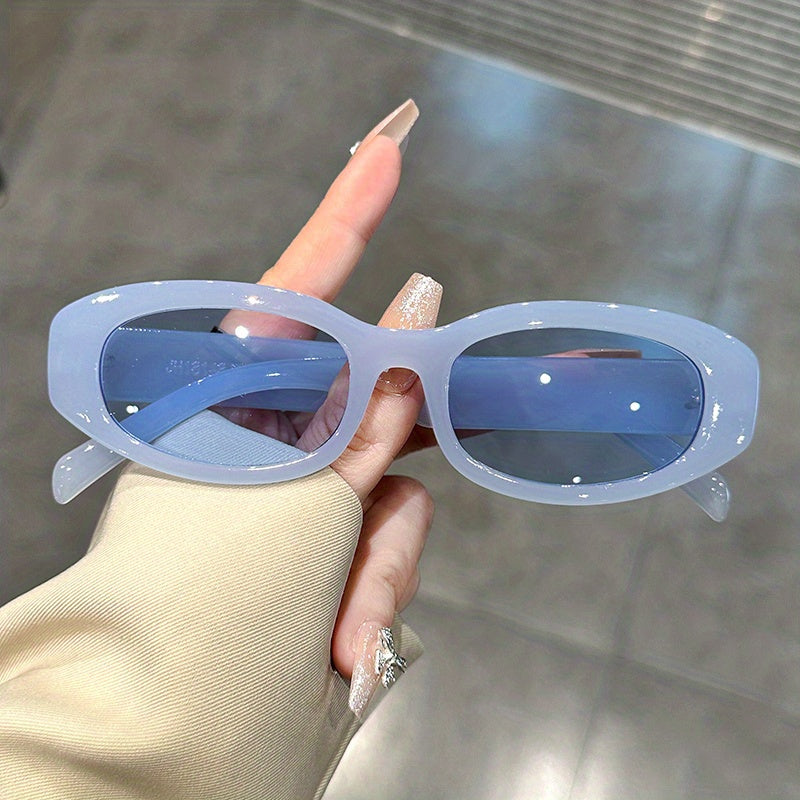 Oval Jelly Sunglasses UV400 - Beach Party Club Glasses