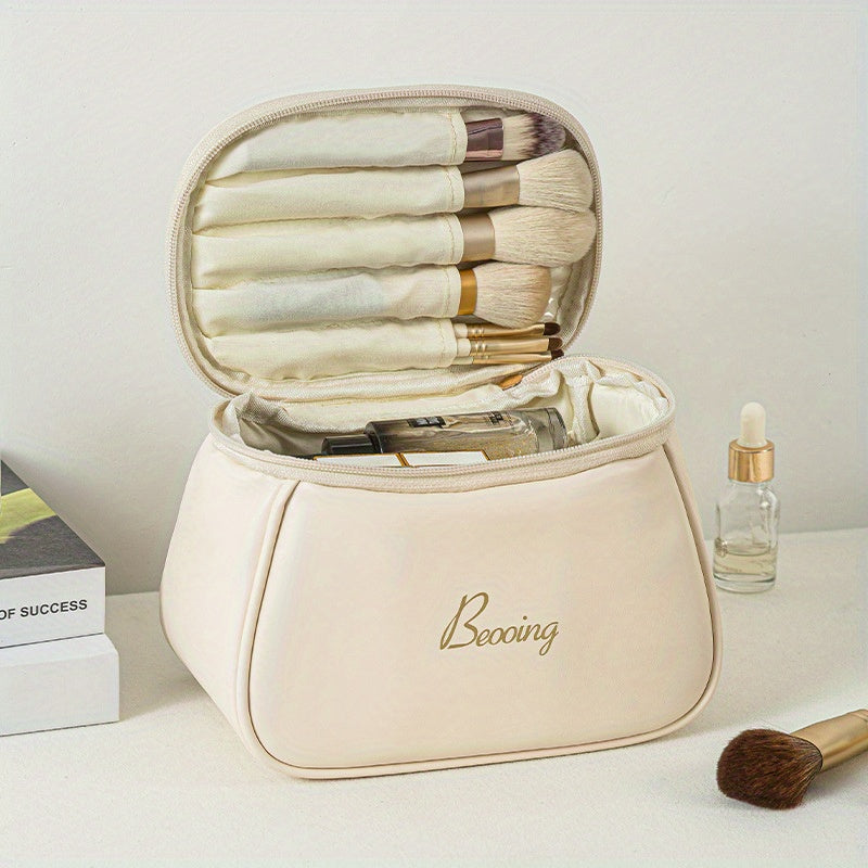 Portable Cosmetic Storage Bag Makeup Brush Organizer HandBag
