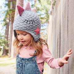 Double Layer Dinosaur Hat Kids Knitted Ear Protection Beanie