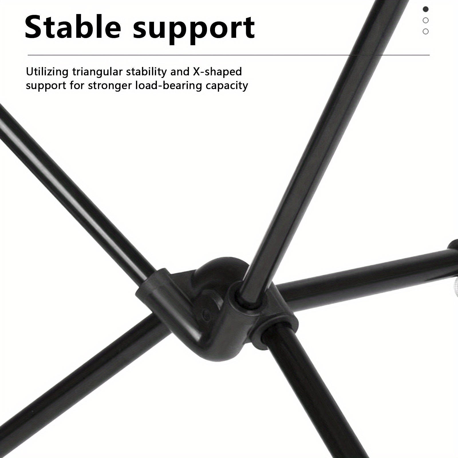 Portable Camping Chair with Detachable Foot Rest