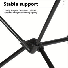 Portable Camping Chair with Detachable Foot Rest