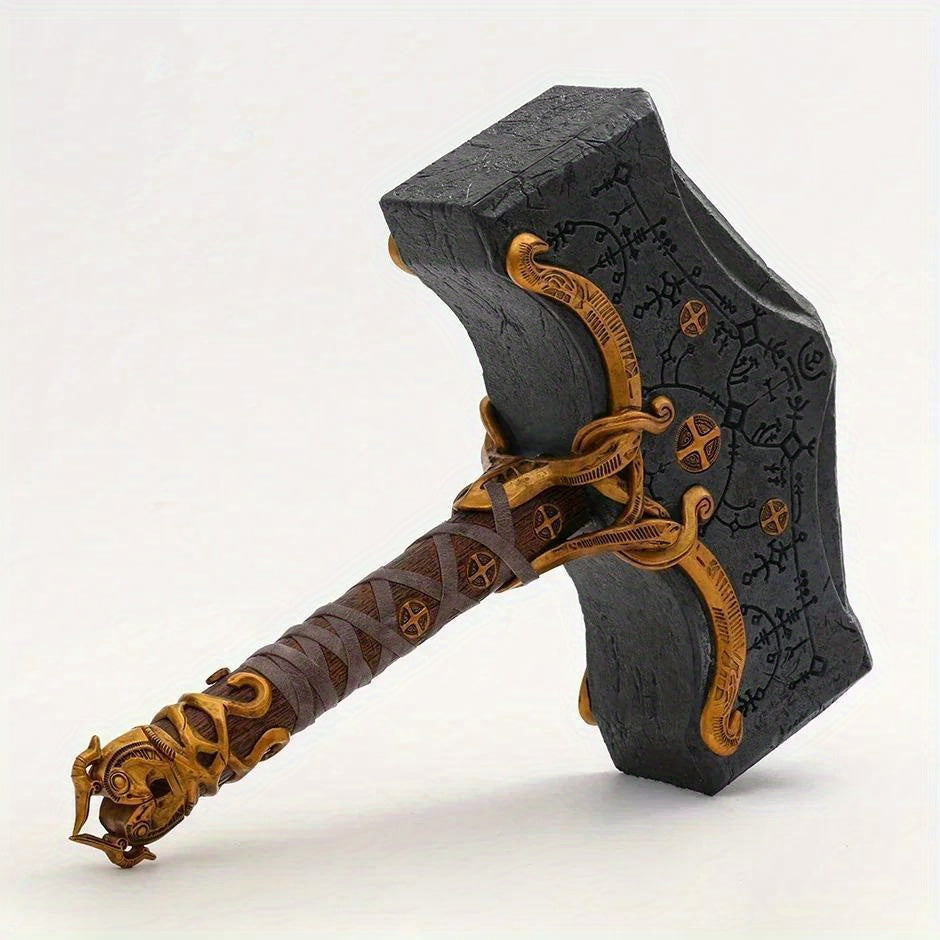 35in Anime Game Cosplay Hammer Figure Collectible Model Statue