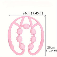 360 Adjustable Circular Leg Clip 7 Wheels Yoga Roller for Muscle Relaxation
