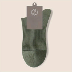 Men's Crew Socks Warm Cotton Comfy Casual Outdoor Wear