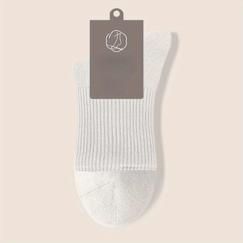 Men's Crew Socks Warm Cotton Comfy Casual Outdoor Wear