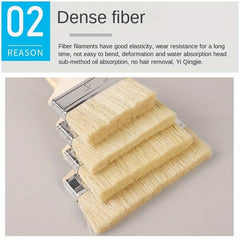 4pcs Multifunctional Hair Brush Real Animal Bristle Brush