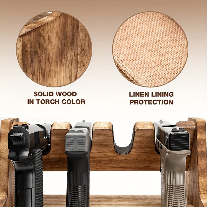 Solid Wood Rack Holder With Drawer