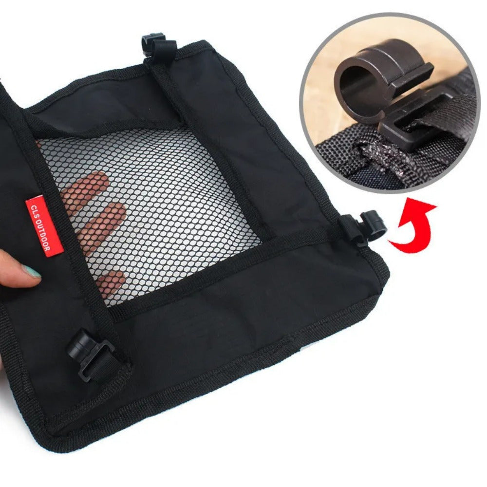 Camping Table Hanging Net Basket Portable Mesh Organizer for Cookware