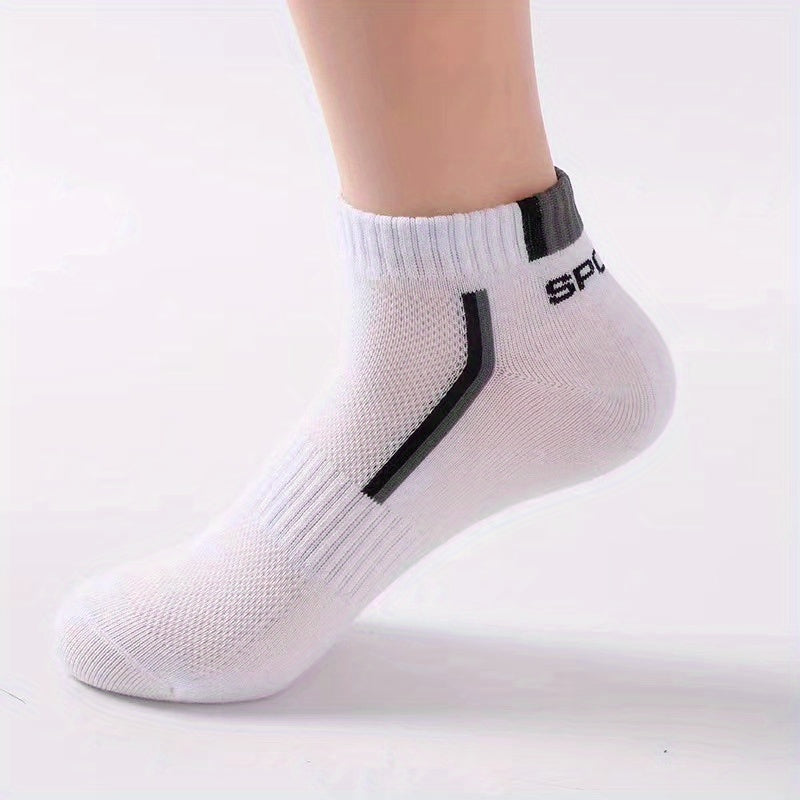 Men's Ankle Socks Athletic Running Socks 5 Pairs