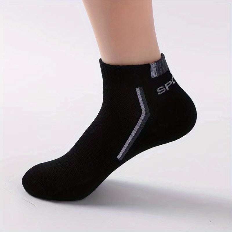 Men's Ankle Socks Athletic Running Socks 5 Pairs