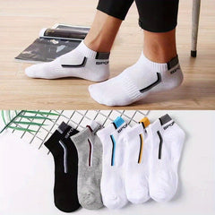 Men's Ankle Socks Athletic Running Socks 5 Pairs
