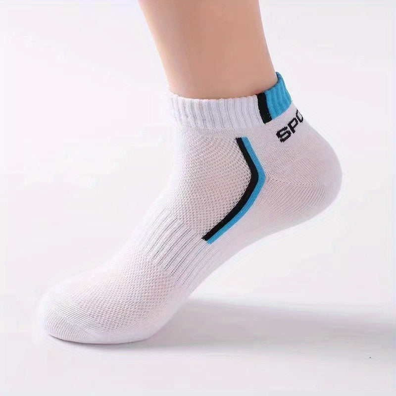 Men's Ankle Socks Athletic Running Socks 5 Pairs
