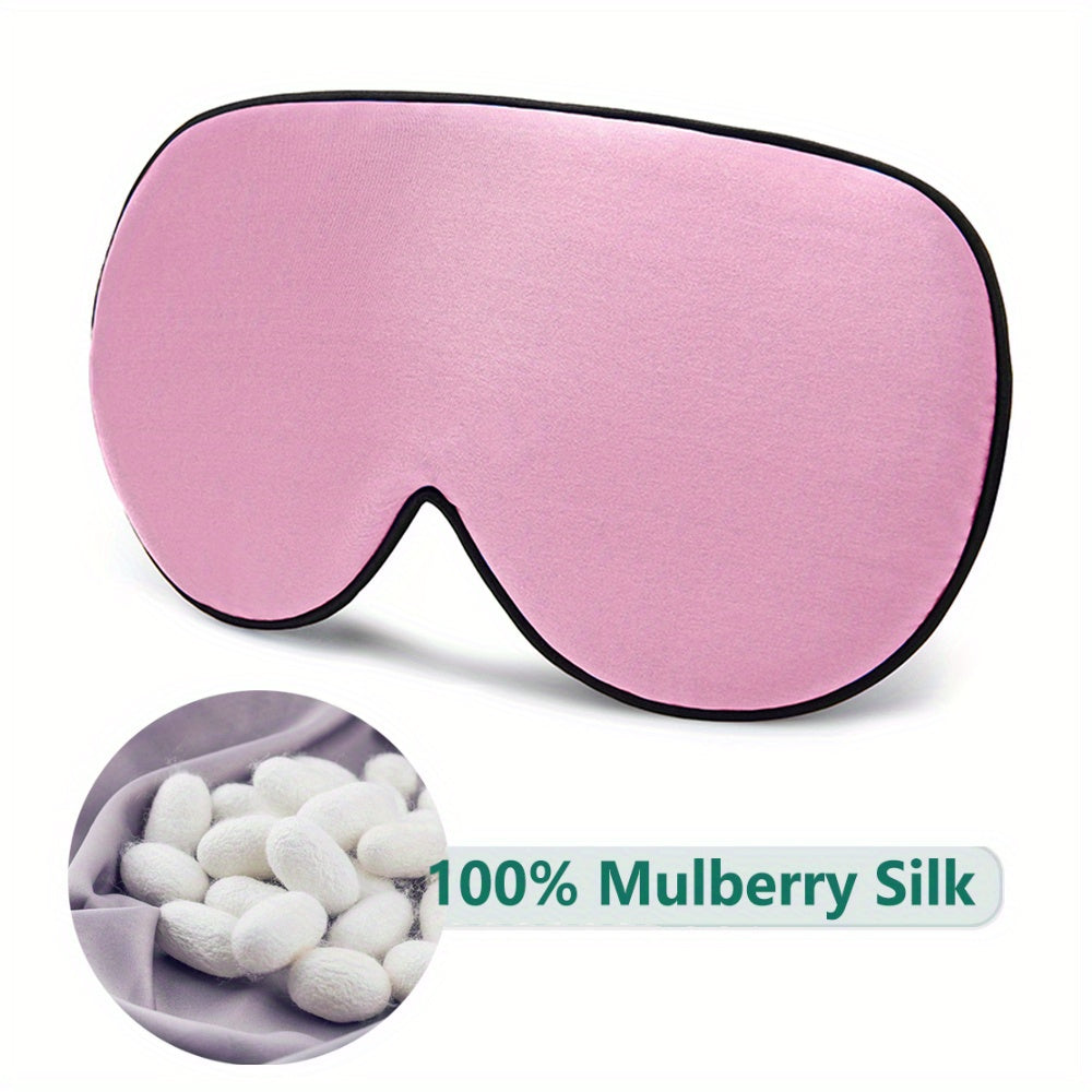 Smooth Blackout Sleep Mask Soft Blindfold for Travel Rest Nap Yoga