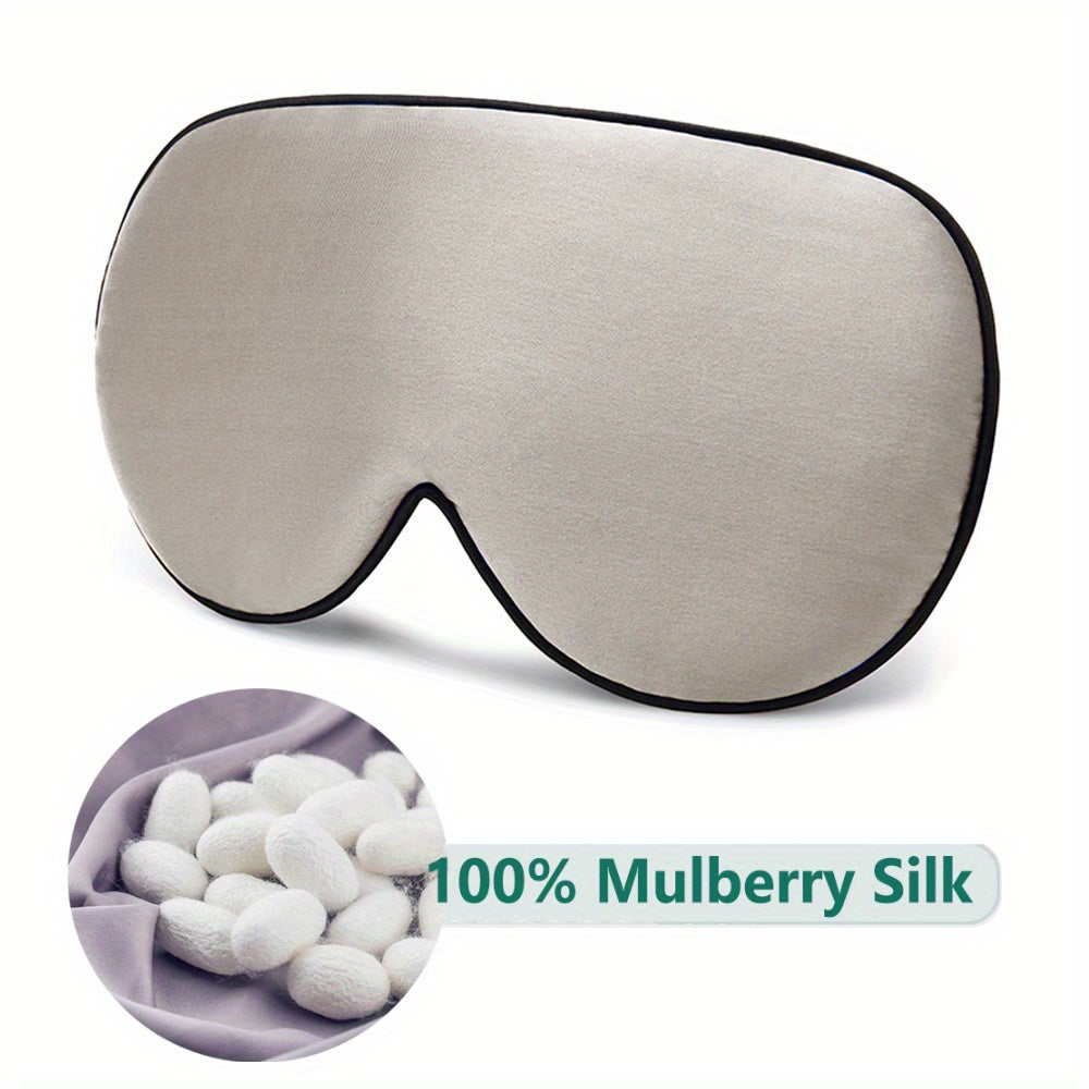 Smooth Blackout Sleep Mask Soft Blindfold for Travel Rest Nap Yoga