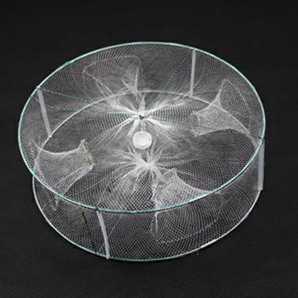 Transparent Shrimp Cage Fishing Net Collapsible Fish Trap Net