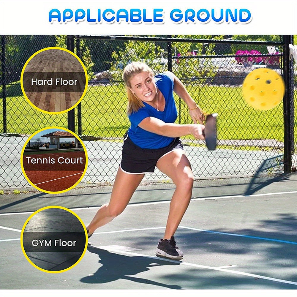 High Elastic Pickleball Trainer with 40 Holes Plastic Ball