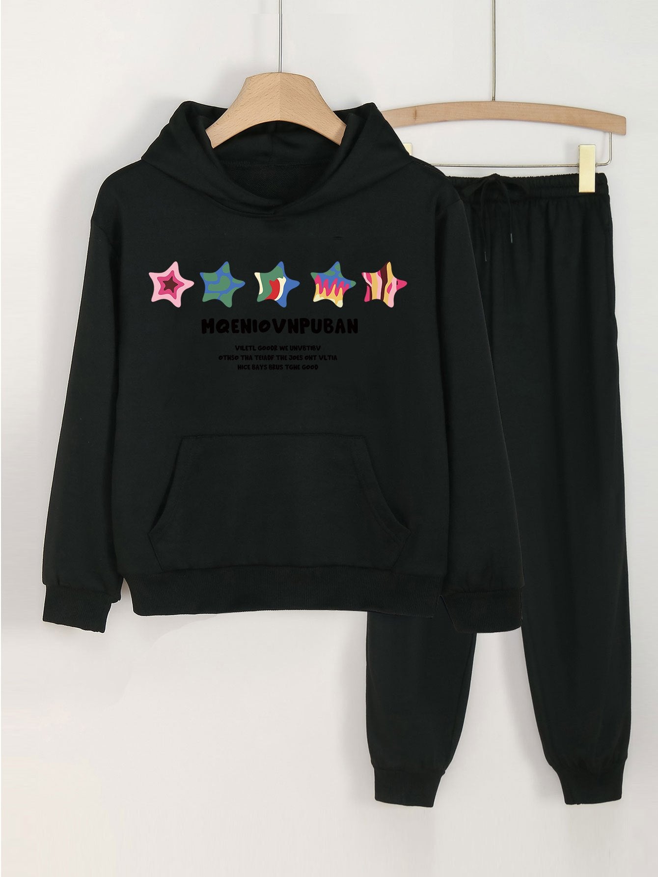 Tie Dye Hoodies & Jogger Pants Set for Girls - Spring Fall Sports Gift