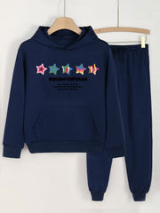 Tie Dye Hoodies & Jogger Pants Set for Girls - Spring Fall Sports Gift
