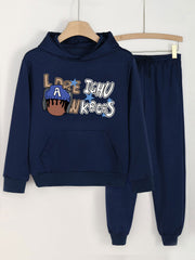 Music Boy Hoodies and Jogger Pants Set for Girls