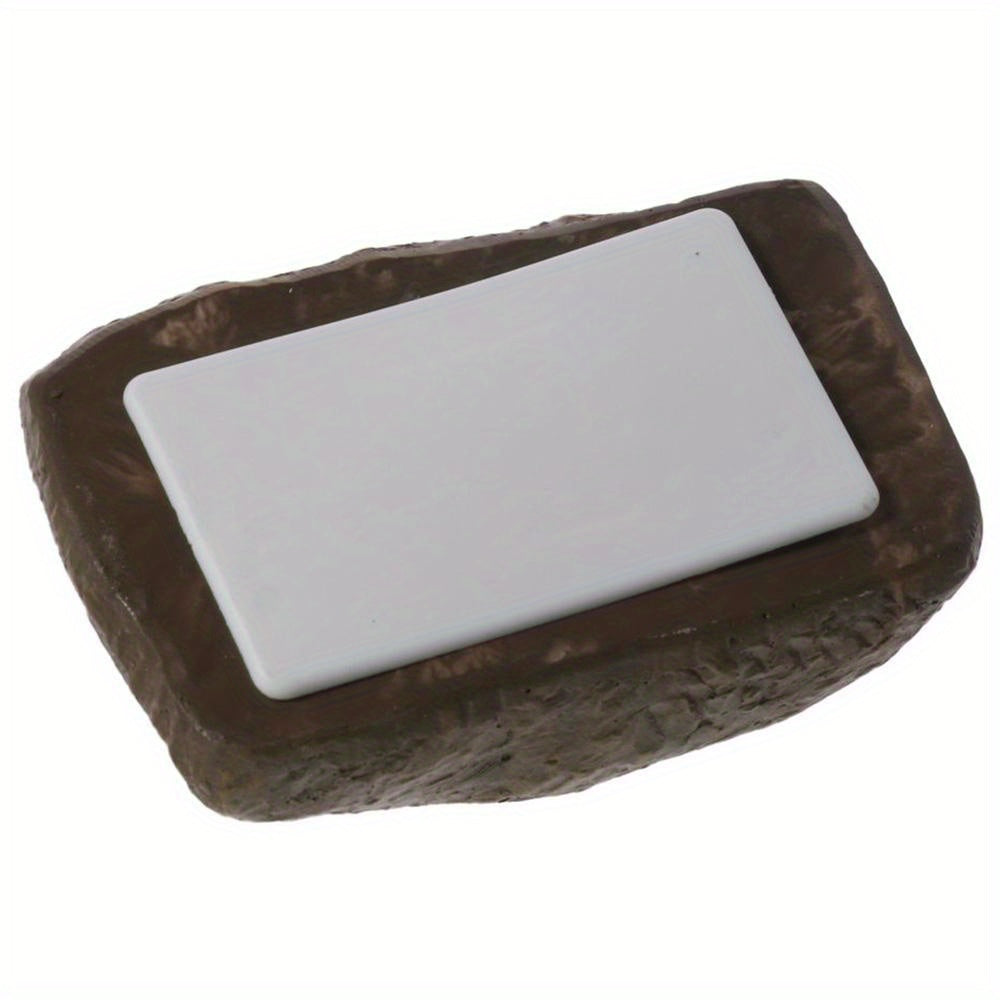 Resin Stone Storage Box Key Deposit Box Brown Decor
