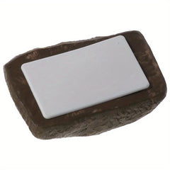 Resin Stone Storage Box Key Deposit Box Brown Decor