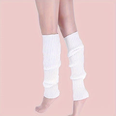 Y2k Knitted Leg Warmer Knee High Socks Women