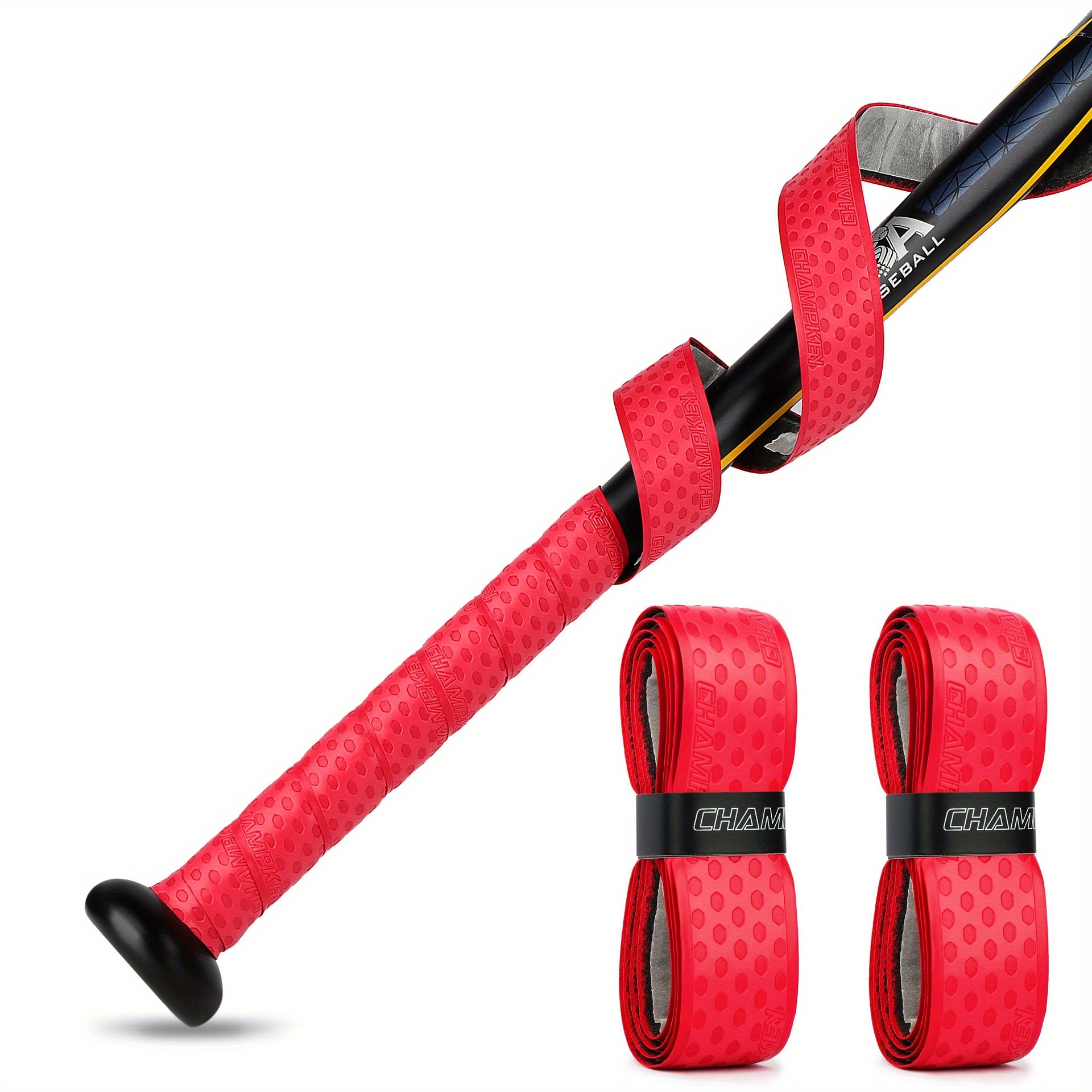 Baseball Wrapping Tape Reduces Hand Friction for Comfortable Bat Grip