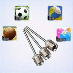 5pcs Sport Ball Inflating Pump Needle Soccer Basketball Air Valve Adaptor