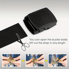 Men's Tactical Canvas Belt Outdoor Sporty Military