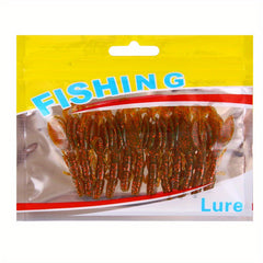 12pcs Bionic Shrimp Lure Soft Worm Fishing Tackle