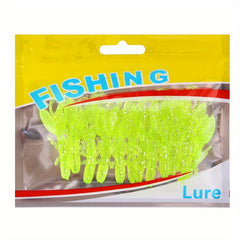 12pcs Bionic Shrimp Lure Soft Worm Fishing Tackle