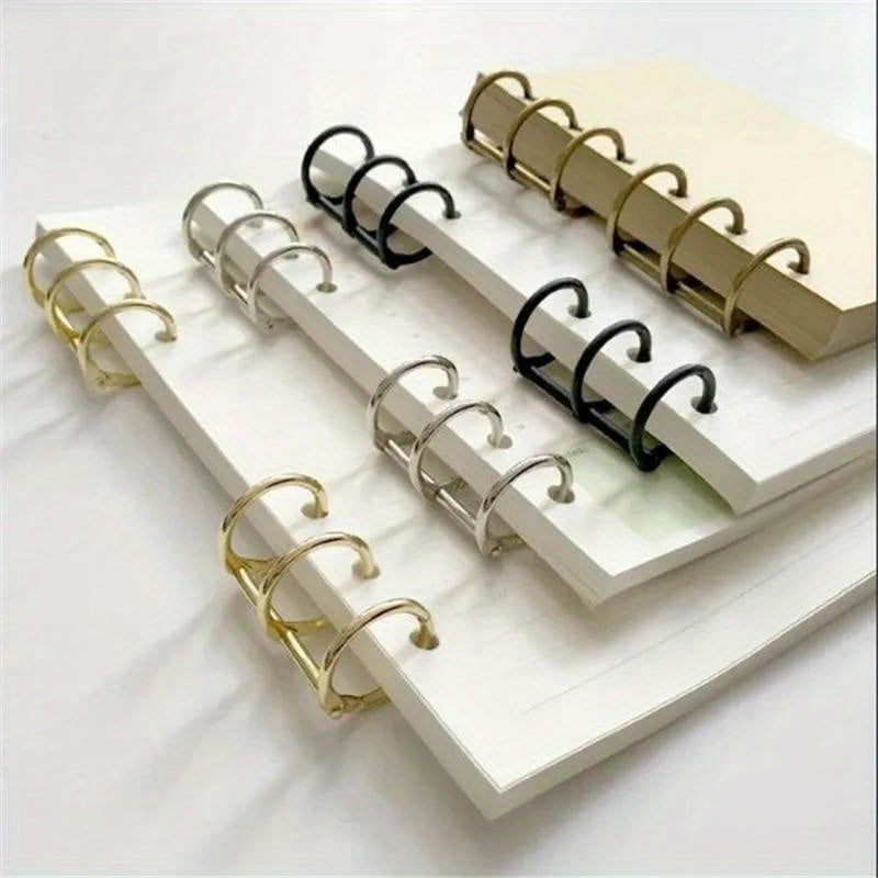 2pcs Loose Leaf Ring Hand Ledger Storage Tool DIY Metal Ring Buckle