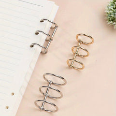 2pcs Loose Leaf Ring Hand Ledger Storage Tool DIY Metal Ring Buckle