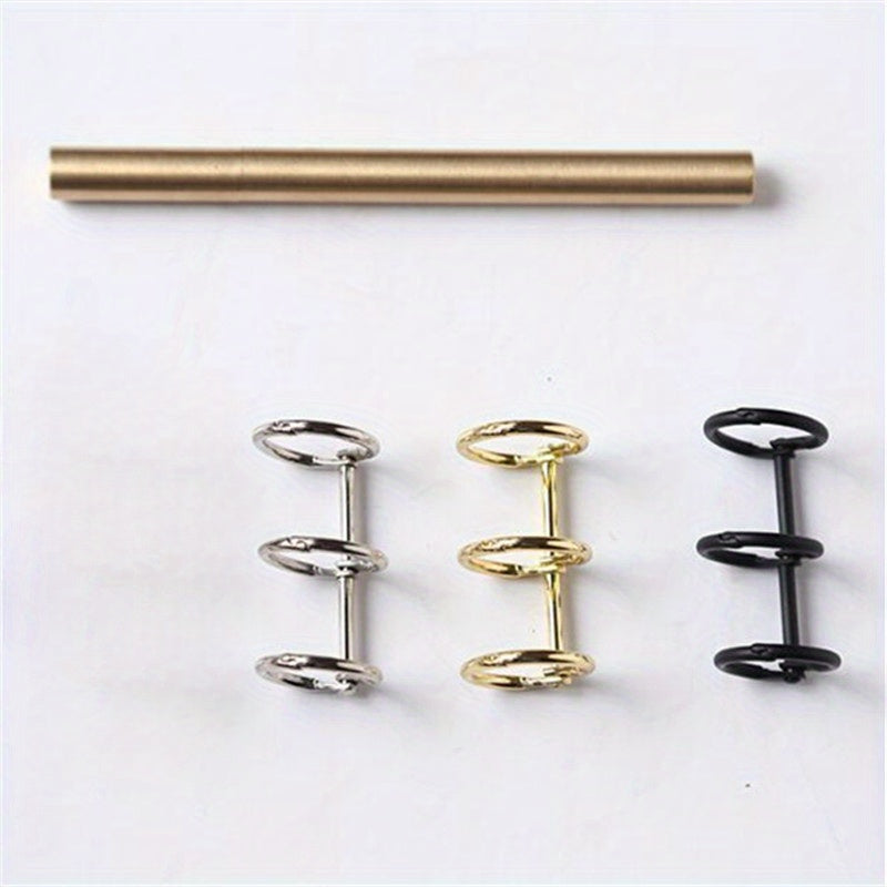2pcs Loose Leaf Ring Hand Ledger Storage Tool DIY Metal Ring Buckle
