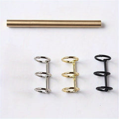 2pcs Loose Leaf Ring Hand Ledger Storage Tool DIY Metal Ring Buckle