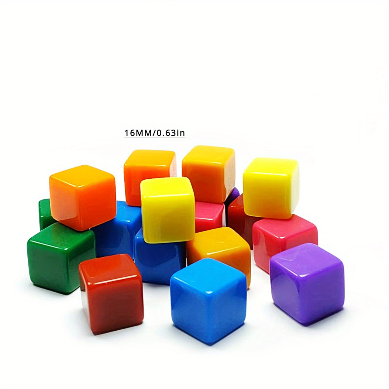 Acrylic Blank Dice Game Dice 6 Sided Right Angle Dice Game Accessories
