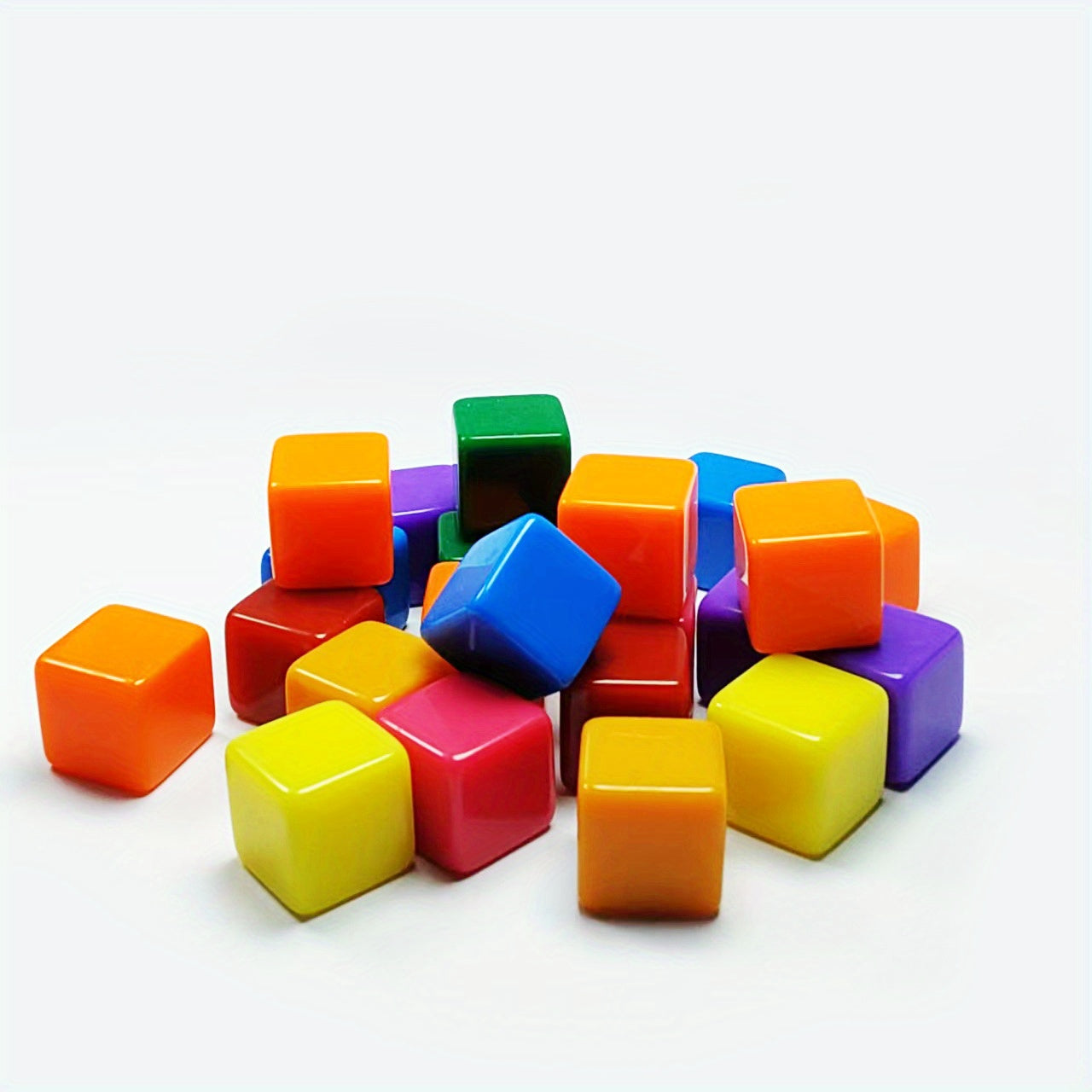 Acrylic Blank Dice Game Dice 6 Sided Right Angle Dice Game Accessories