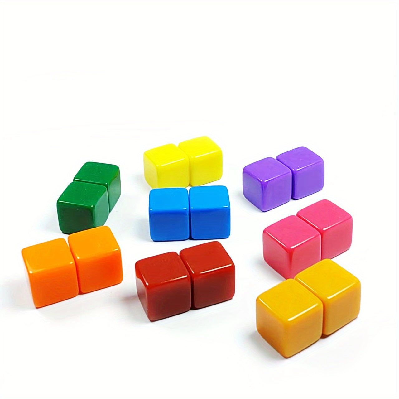 Acrylic Blank Dice Game Dice 6 Sided Right Angle Dice Game Accessories
