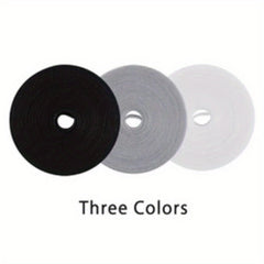 10m Self-adhesive Magic Hook And Loop Buckle Tape For Cable Storage