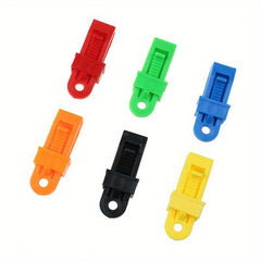 5pcs Outdoor Tent Clips Windproof Plastic Buckle Camping Gear