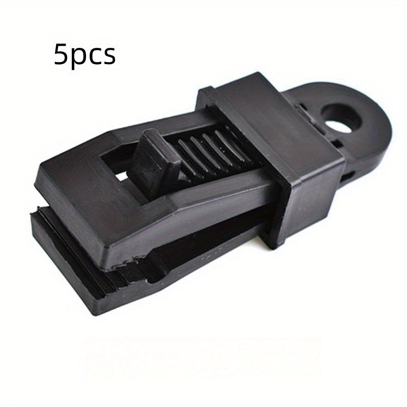 5pcs Outdoor Tent Clips Windproof Plastic Buckle Camping Gear