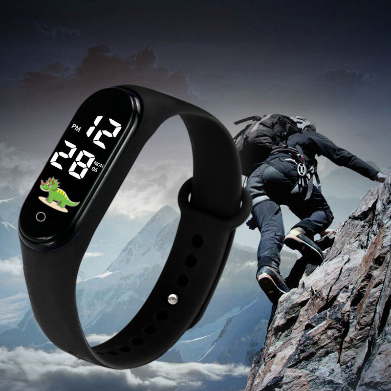 1pc Women Touch LED Digital Watch Electronic Sports Watch
