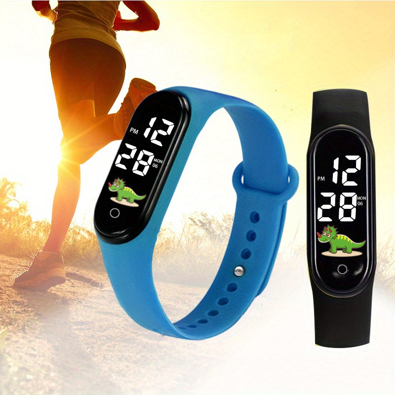1pc Women Touch LED Digital Watch Electronic Sports Watch