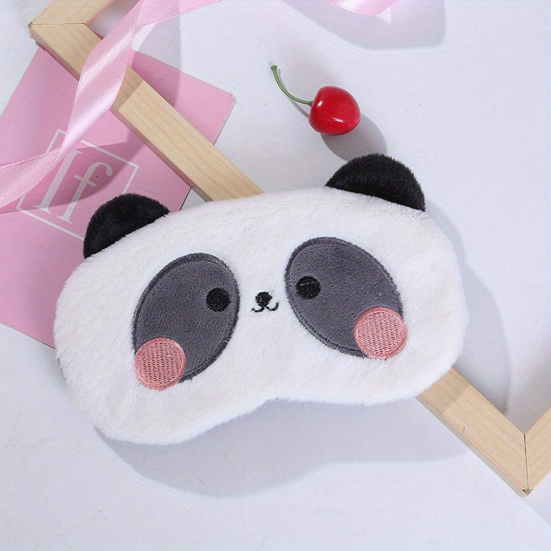 Cartoon Outdoor Sleeping Eye Mask For Travel Camping
