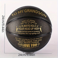 1pc Int'l Standard Size Basketball Great Gift For Son Grandson