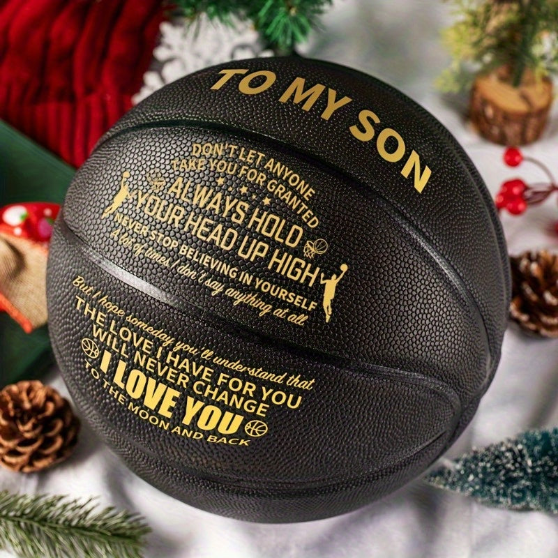 1pc Int'l Standard Size Basketball Great Gift For Son Grandson