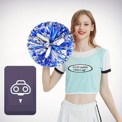 2pcs Cheering Poms Handheld Props Dancing Supplies