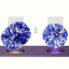 2pcs Cheering Poms Handheld Props Dancing Supplies